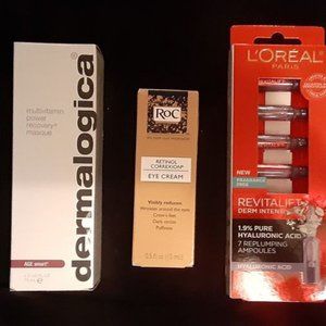 AntiAging Skin Care Bundle - Dermalogica, ROC, +